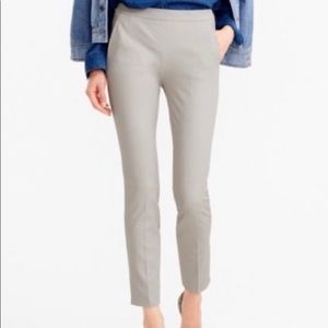 J. Crew Martie pant, bi-stretch cotton, sz 6, gray